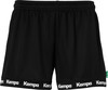 Schwarze Shorts mit Kempa-Logo am Saum und Bund.