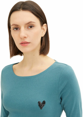 Tom Tailor TOM TAILOR Boat Neck női felső Tom Tailor TOM TAILOR Boat Neck női felső