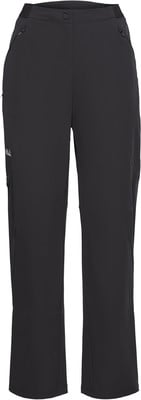 Schwarze Outdoorhose mit Reißverschlusstaschen und Markenlogo. Schwarze Outdoorhose mit Reißverschlusstaschen und Markenlogo.