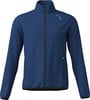 Blaue Herrenjacke mit Löffler-Logo auf der Brust und Reißverschluss.