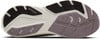 Laufschuhsohle von Brooks mit dunklen und violetten Griffzonen und Brooks-Schriftzug.