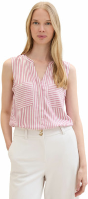 Tom Tailor Striped női ujjatlan blúz