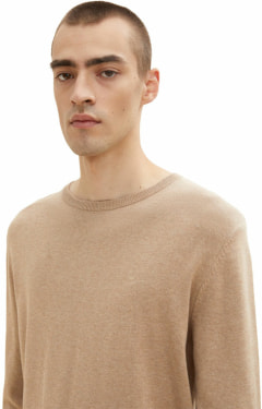 TOM TAILOR Basic Crew Neck pulóver