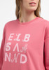 Damenpullover in Rosa mit Aufdruck ELB SAND.