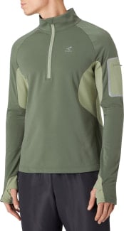 Rono Langarmshirt mit Halfzip