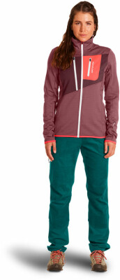 Ortovox Fleece Grid Jacke női fleece kabát