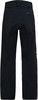 Schwarze Skihose mit Taschen und Reißverschlüssen an den Beinen.