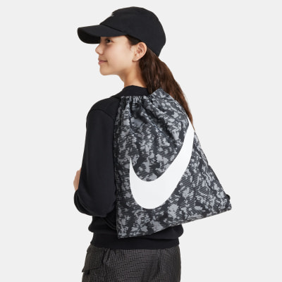 Nike Y Drawstring CAT AOP Gymbag