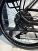 Hinterradschaltwerk am Fahrrad mit Kassette und Kette.
