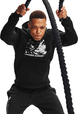 Under Armour Rival FL Box férfi kapucnis felső