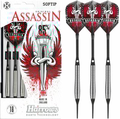 Harrows Assassin 3er-Set Soft Dartpfeile