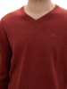 Tom Tailor Basic V-Neck férfi pulóver