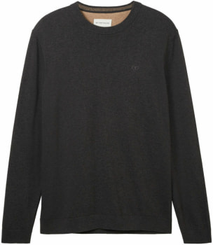 Tom Tailor TOM TAILOR Basic Crew Neck pulóver