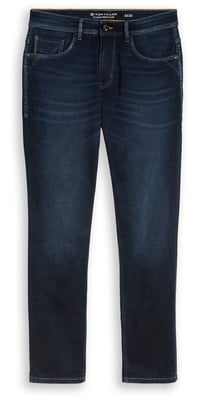 Sötétkék farmer, márkajelzéssel és méretjelzéssel. Sötétkék farmer, márkajelzéssel és méretjelzéssel.