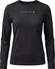Schwarzes Langarmshirt mit Martini-Logo auf der Brust.