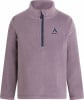 Lila Fleecepullover mit halbem Reißverschluss und McKinley-Logo.