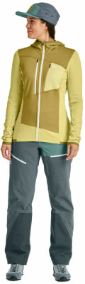 Ortovox Fleece Grid Fleecejacke mit Kapuze