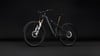 Modernes Mountain-E-Bike mit Federung und Scheibenbremsen.