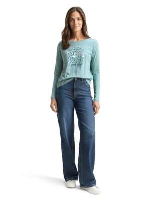 Tom Tailor Crew Neck női hosszú ujjú póló Tom Tailor Crew Neck női hosszú ujjú póló