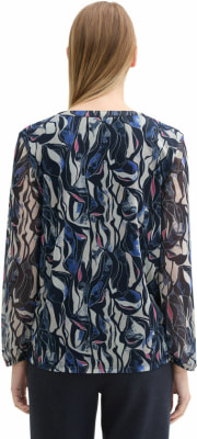 Tom Tailor TOM TAILOR Mesh Alloverpri. Női L/S póló
