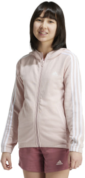 adidas G ESS 3S FZ HD Lány kapucnis felső