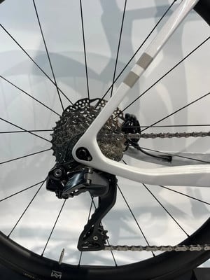 Detail des Fahrradschaltwerks mit Kassette und Kette. Detail des Fahrradschaltwerks mit Kassette und Kette.