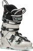 Tecnica Decoy 105 W Skischuh in Beige mit schwarzen Schnallen.