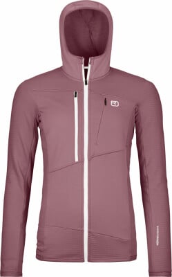 Ortovox Fleece Grid Fleecejacke mit Kapuze