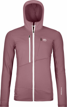 Ortovox Fleece Grid Fleecejacke mit Kapuze