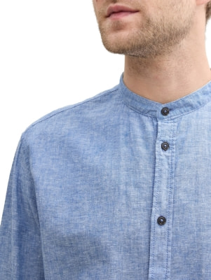 Tom Tailor TOM TAILOR Cotton Linen ffi. L/S póló