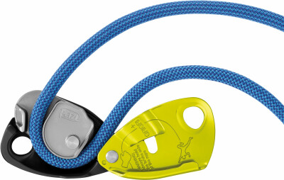 Petzl GriGri + Sicherungsgerät mit Bremsunterstützung