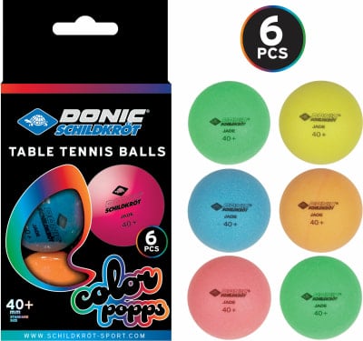 Donic-Schildkröt Colour Popps Tischtennisbälle
