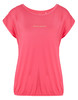 Rosa T-Shirt mit kurzen Ärmeln und Venice Beach Aufdruck.