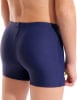 Dunkelblaue Badeshorts für Jungen mit Arena-Logo an der Seite.