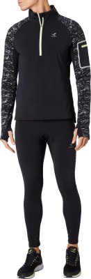 Energetics Rono langarm Laufshirt mit Halfzip