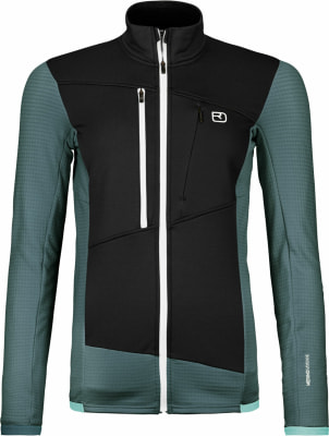 Ortovox Fleece Grid Fleecejacke mit Kapuze
