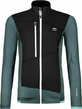Ortovox Fleece Grid Fleecejacke mit Kapuze