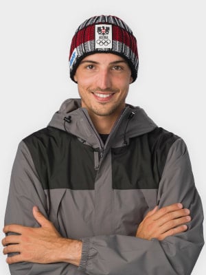 Eisbär Cortina ÖOC Mütze Olympia 2026