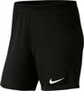 Schwarze Nike Sports Shorts mit weißem Logo.
