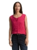 Tom Tailor Crincle V-Neck női ujjatlan póló