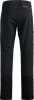 Schwarze Outdoor-Hose mit Markenlogo am linken Bein.