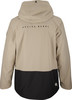 Beige Jacke mit schwarzem Unterteil und dem Schriftzug ACTIVE REBEL.