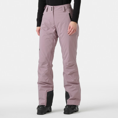 Damen-Skihose in Puderfarbe mit schwarzen Details. Damen-Skihose in Puderfarbe mit schwarzen Details.