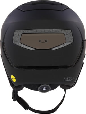 Schwarzer Oakley MOD7 Helm mit Mips und BOA-System, Rückansicht. Schwarzer Oakley MOD7 Helm mit Mips und BOA-System, Rückansicht.