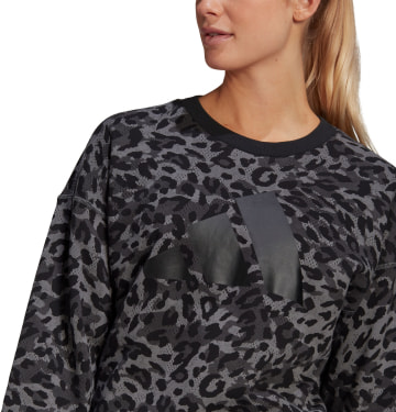 Sportswear Leopard-Print Sweatshirt