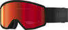 Atomic Skibrille mit rotem Spiegellinse und schwarzem Band.