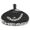 Schwarzer HEAD Padelschläger mit weißem Logo und Schriftzug SPEED.