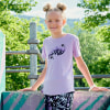 Active Rebel ACTIVE REBEL Lucia lány póló, lekerekített szegély, regl. fit, 100% PES