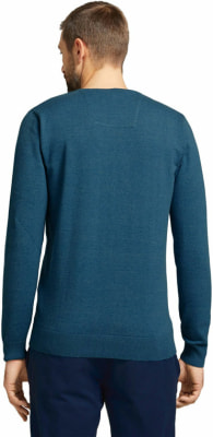 Tom Tailor Basic Crew Neck férfi pulóver
