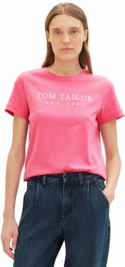 TOM TAILOR Logo Print 1/2 Női póló